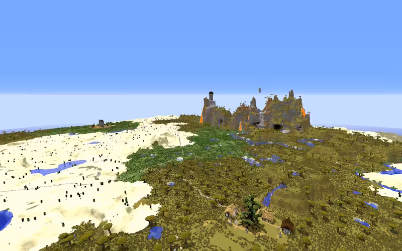 paysage minecraft avec nocubes 1