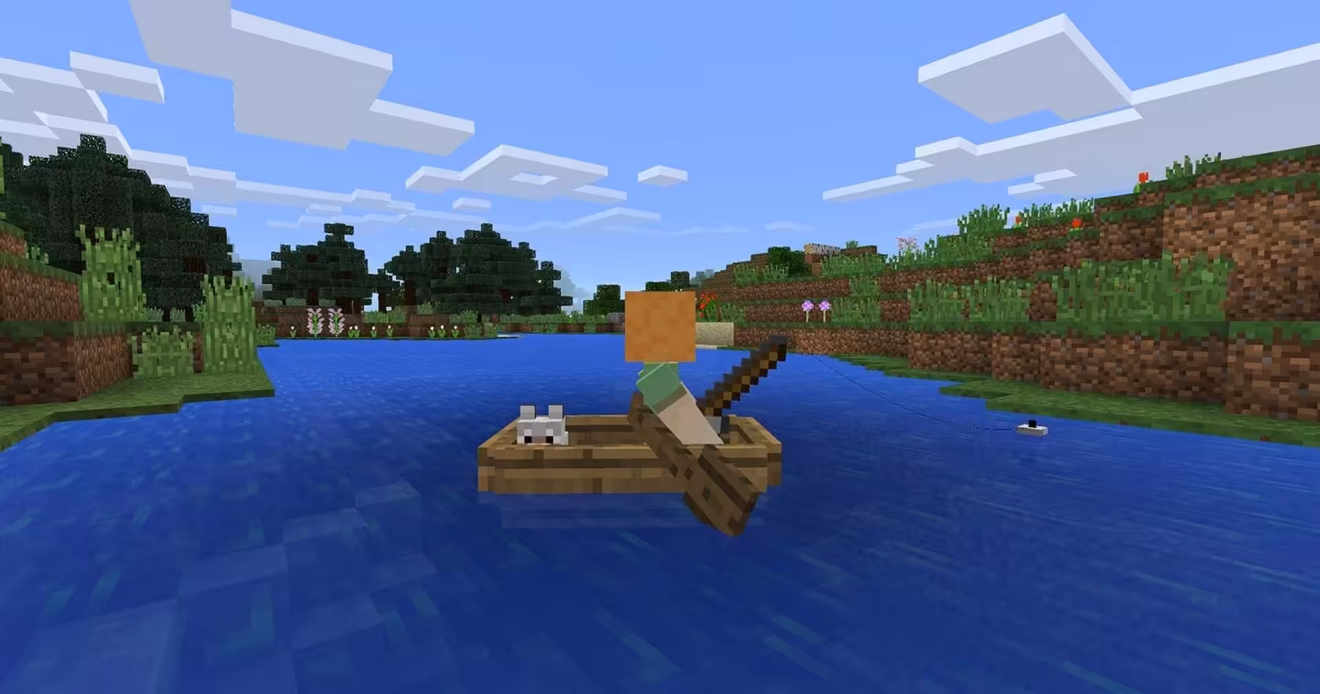 pecher dans minecraft
