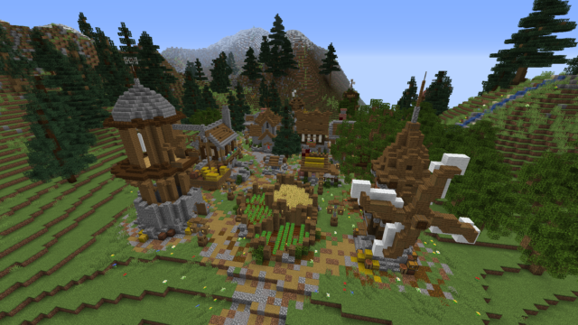 Comment créer un village avec des villageois dans Minecraft