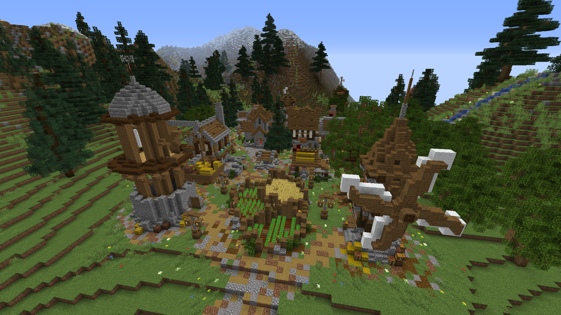 village minecraft personnalise