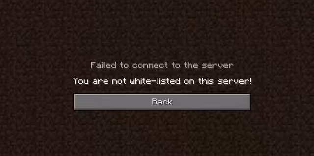 whitelist server