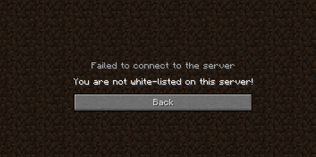 whitelist server