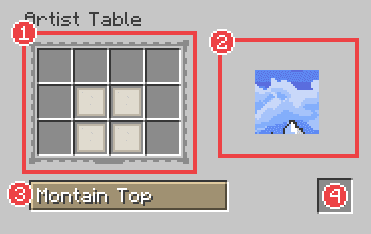 interface table artiste