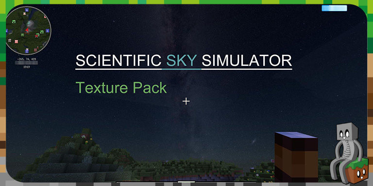 Resource Pack : scientific sky simulator