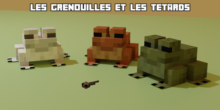 Guide : Grenouilles et têtards dans minecraft