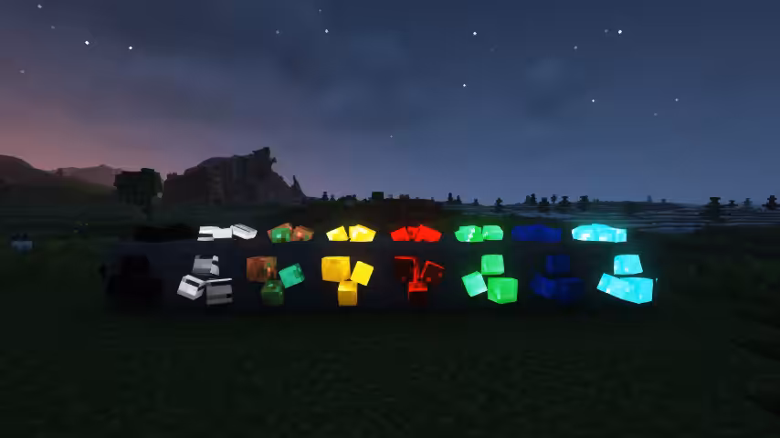 Better 3D Ores - Minerais nuit