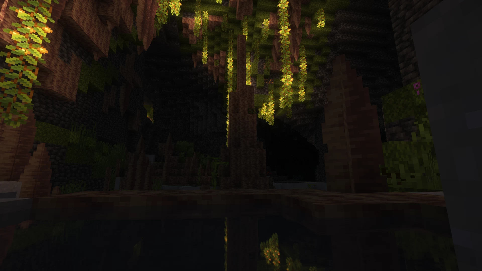 grotte luxuriante dripstone