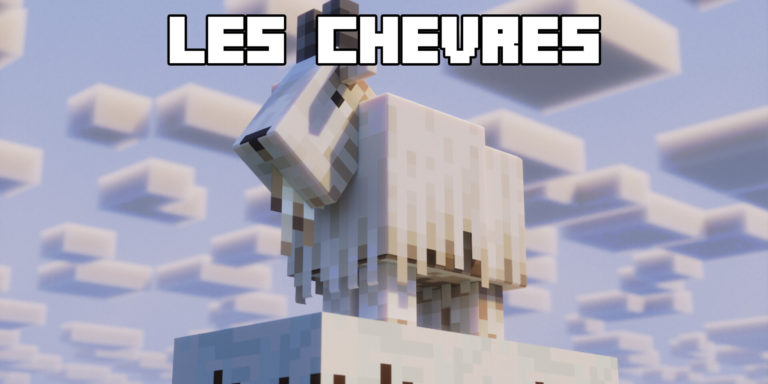 les chèvres dans minecraft