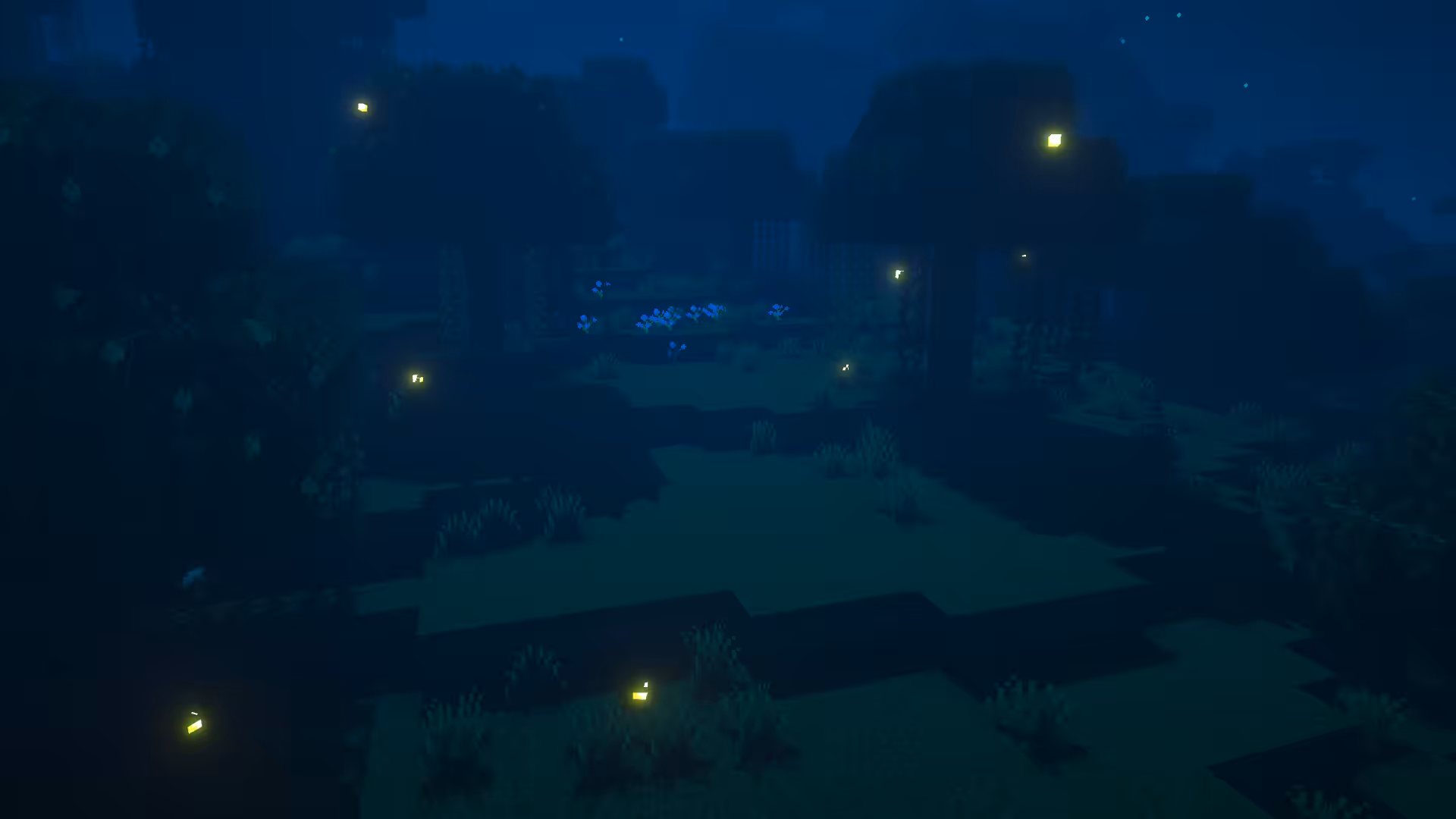 fireflies in swamp