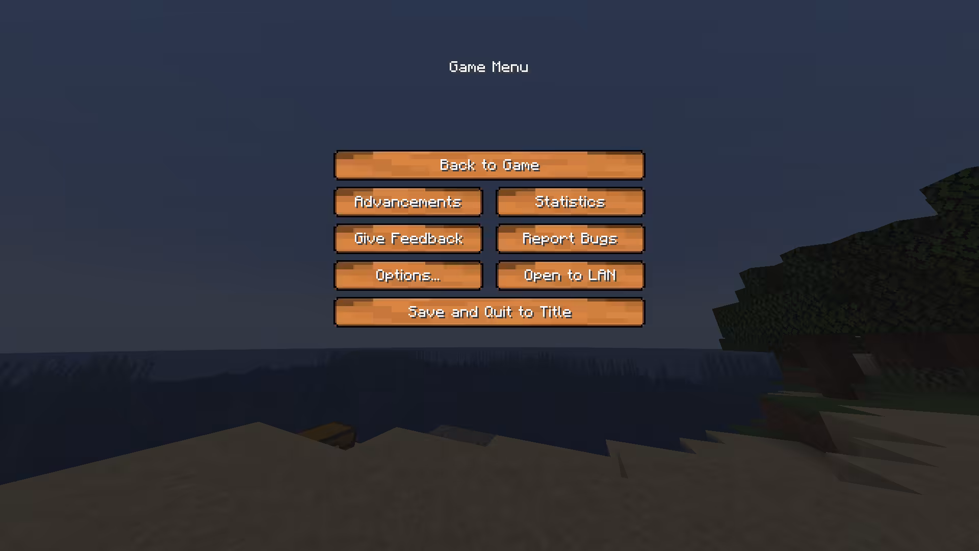 menu pause 2
