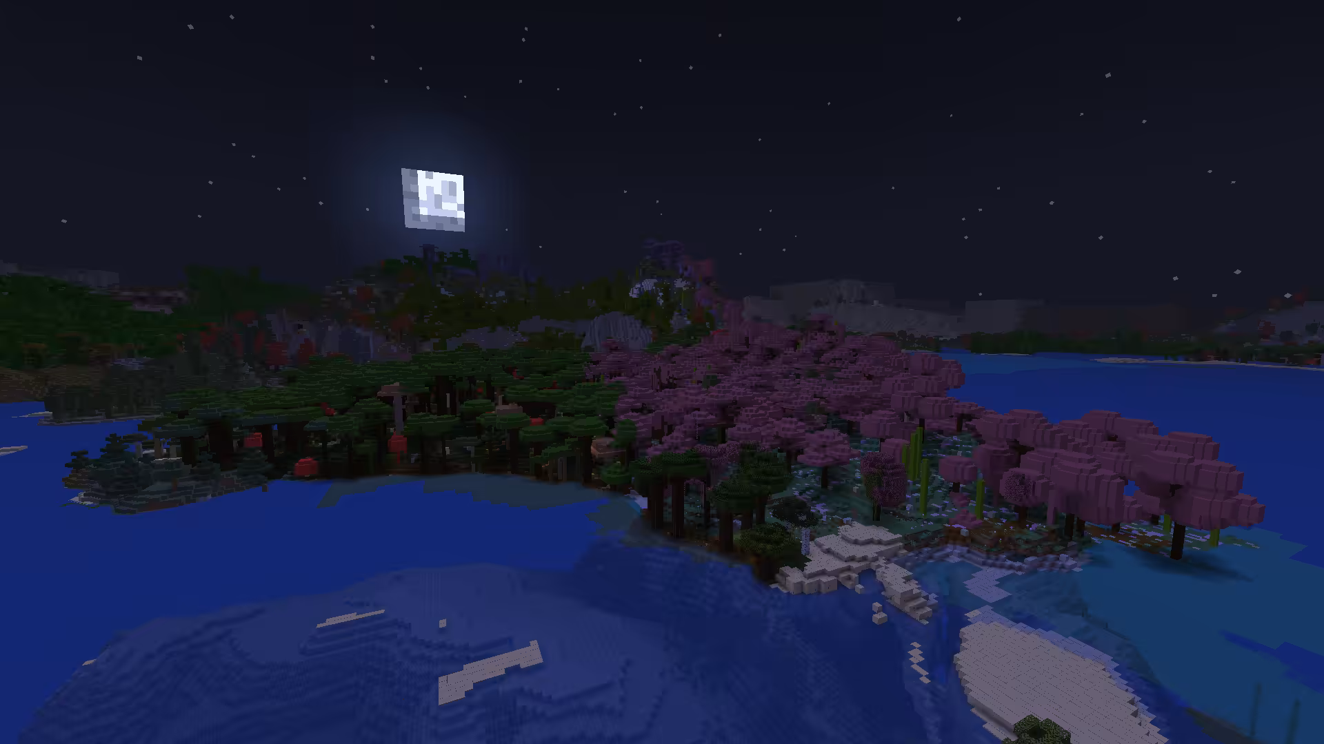 paysage nuit