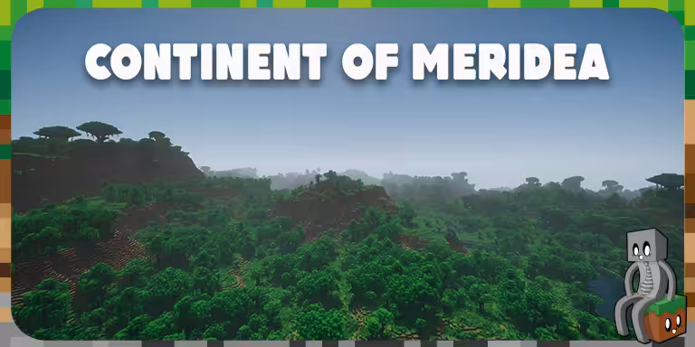 Map : continent of meridea