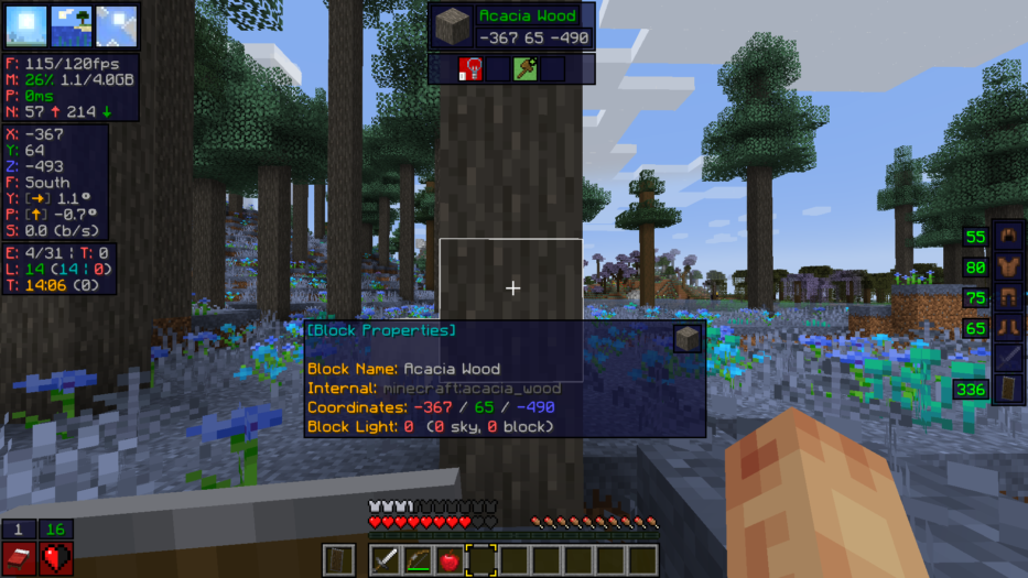 Mod : EssentialGUI (1.16.5 à 1.21.8)