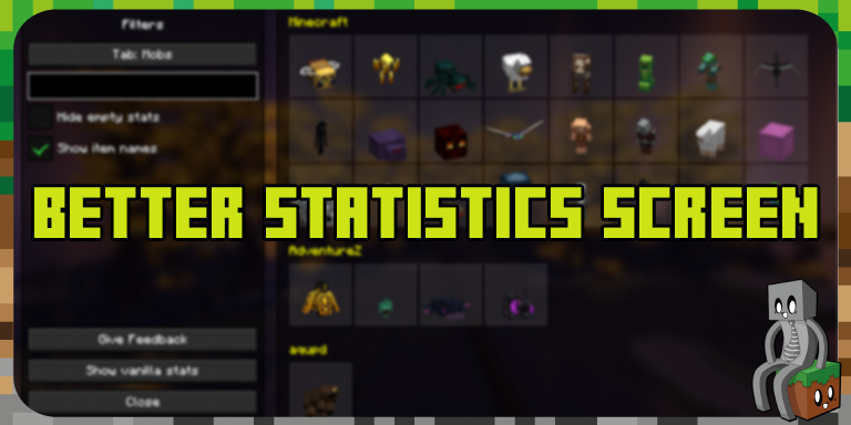 Mod : better statistics screen