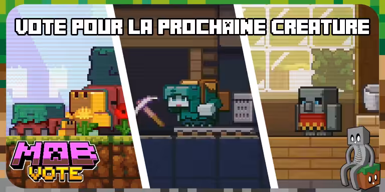 Minecraft Live 2022 : Votez pour la prochaine créature ! mob vote