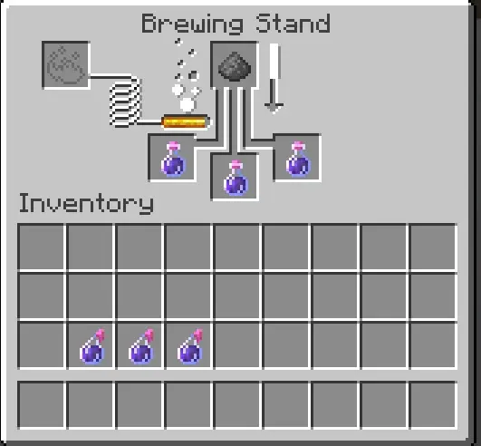 craft potion jetable