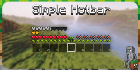 Resource pack : simple hotbar