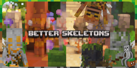Resource Pack : better skeletons
