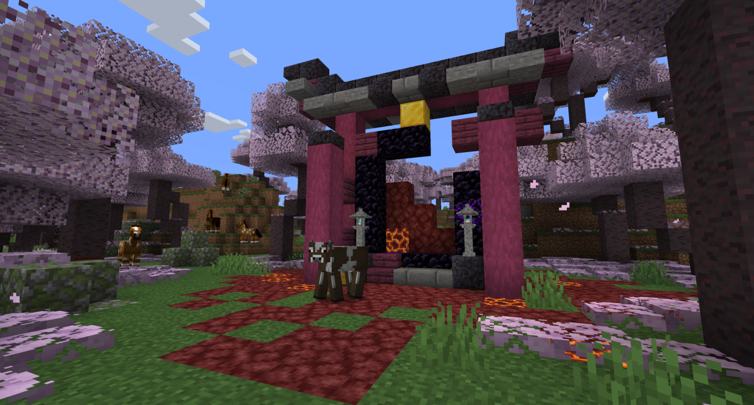 [Mod] Cherry Blossom Grotto [1.16.5 1.19.4] MinecraftFrance