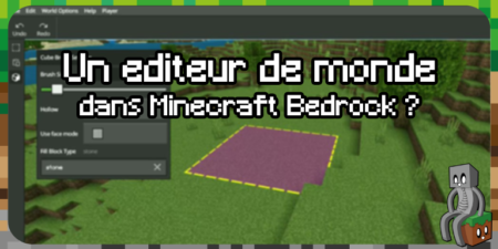 editeur monde minecraft bedrock