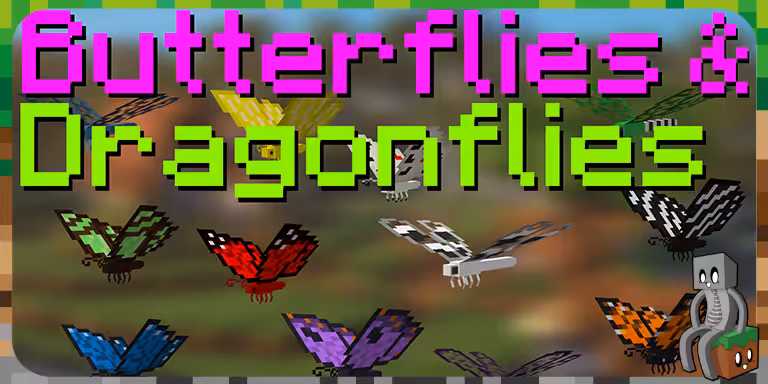 butterflies dragonflies