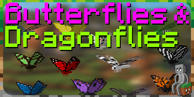 butterflies dragonflies