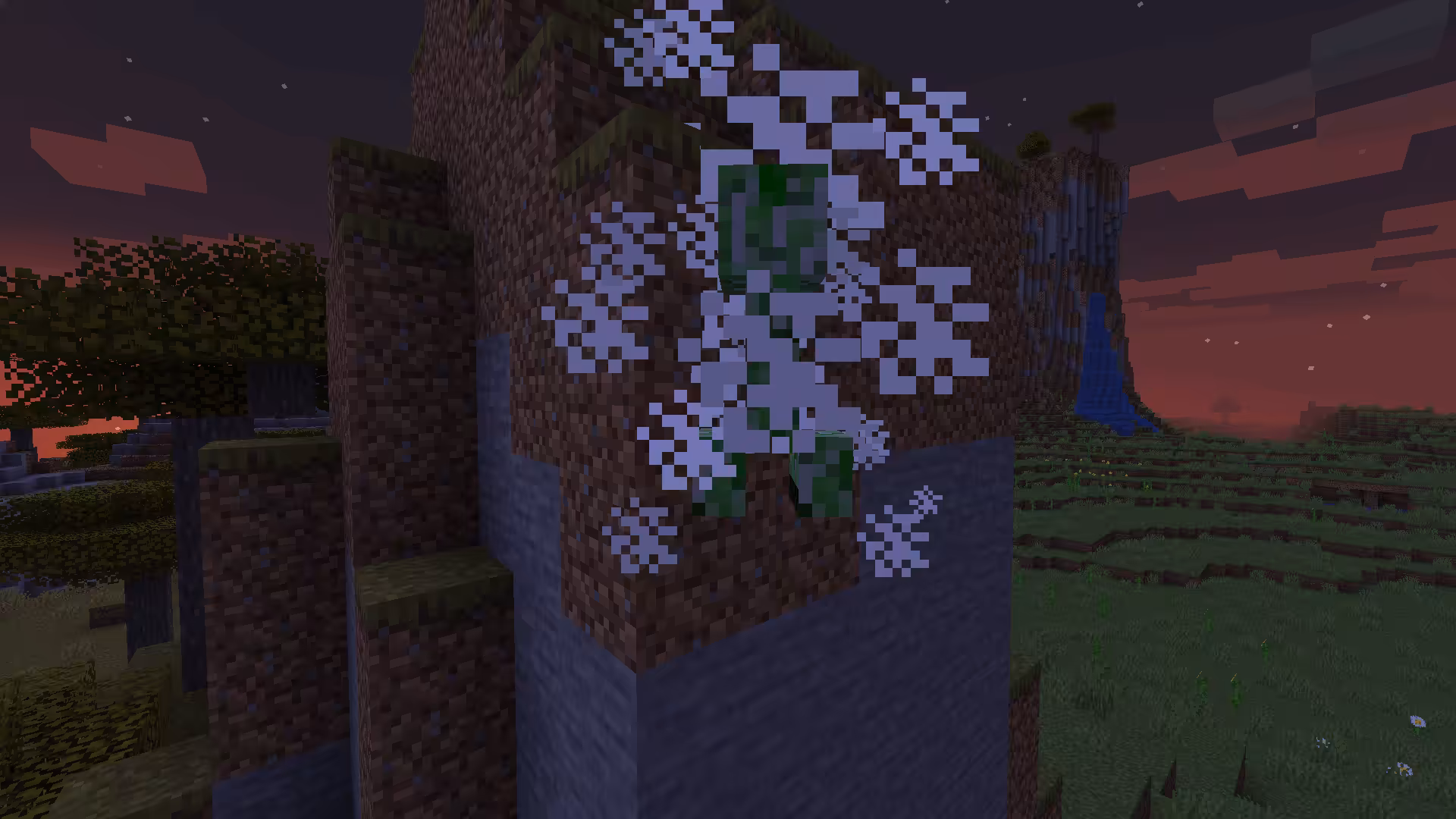 creeper qui aparait dans la fumee