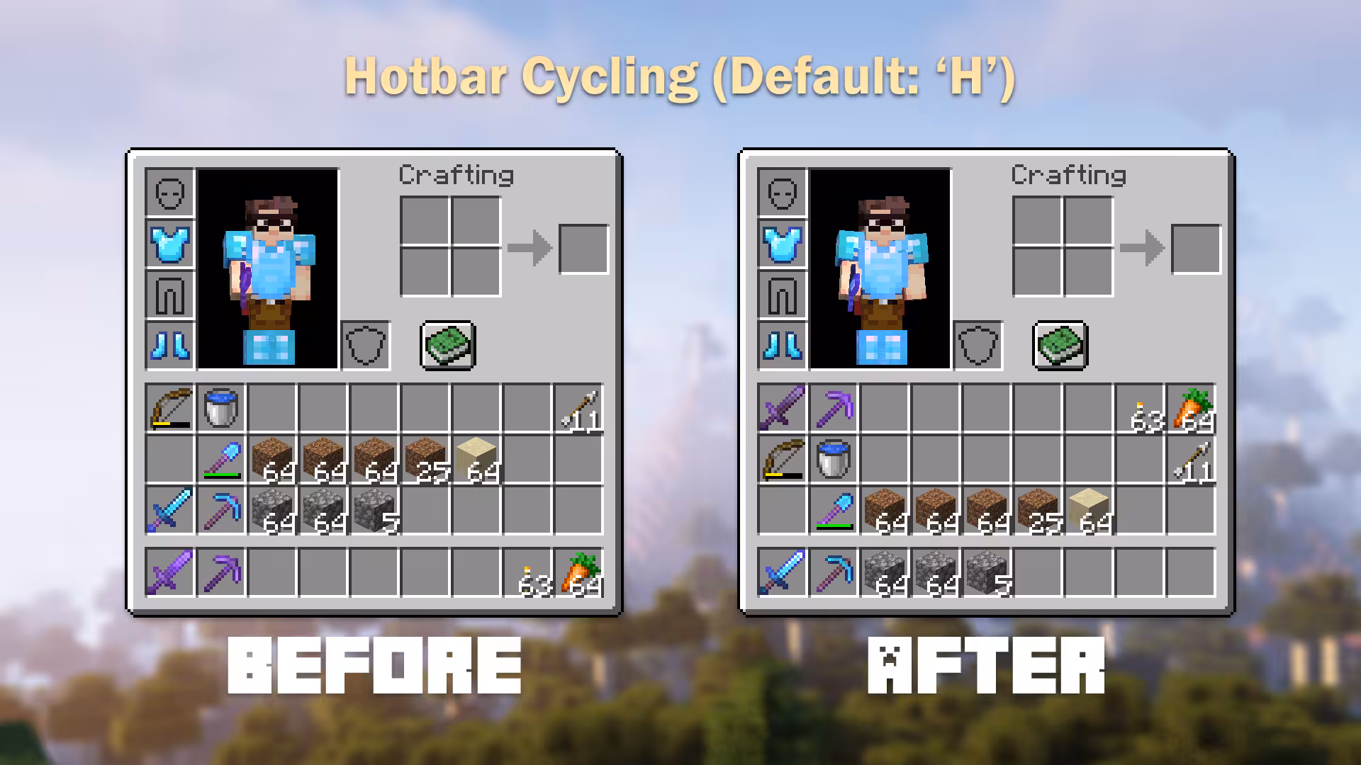 hotbar cycling demo