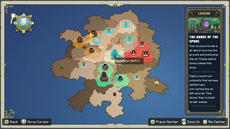 map minecraft legends