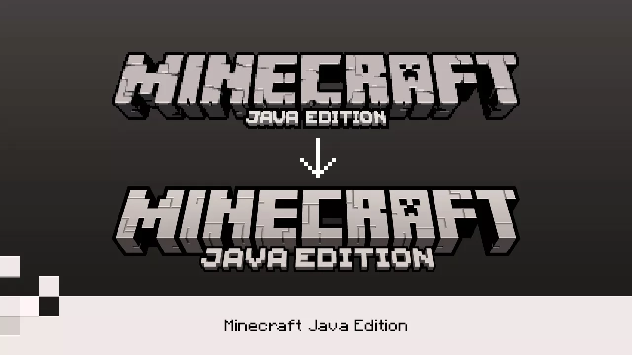 nouveau logo de minecraft java