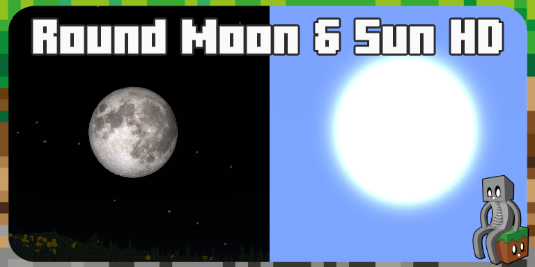 round moon and sun hd