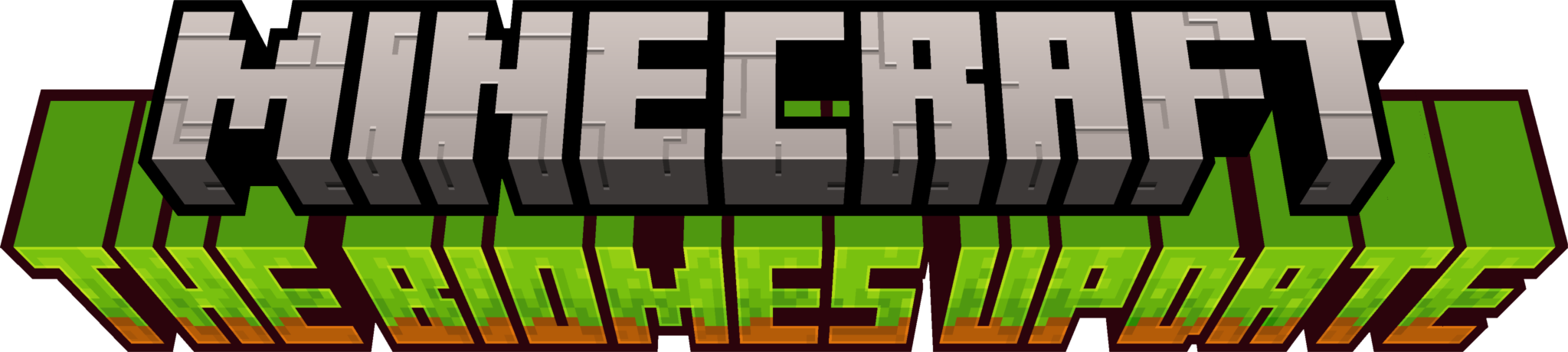 logo minecraft the biome update