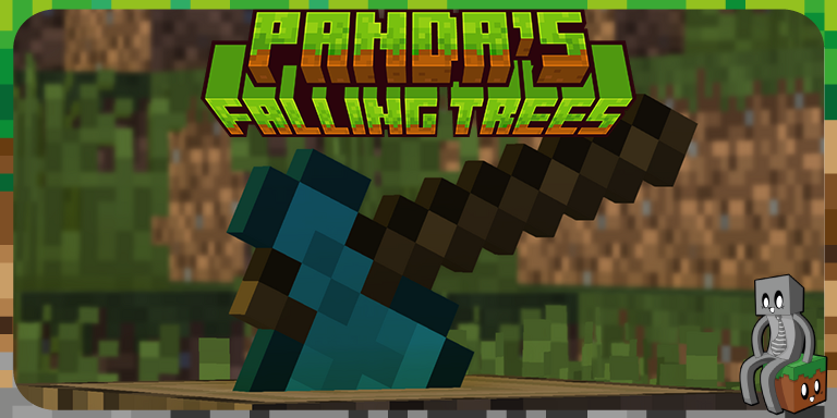panda falling trees