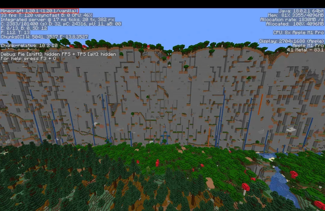 anyway heres the farlands in minecraft 1 20