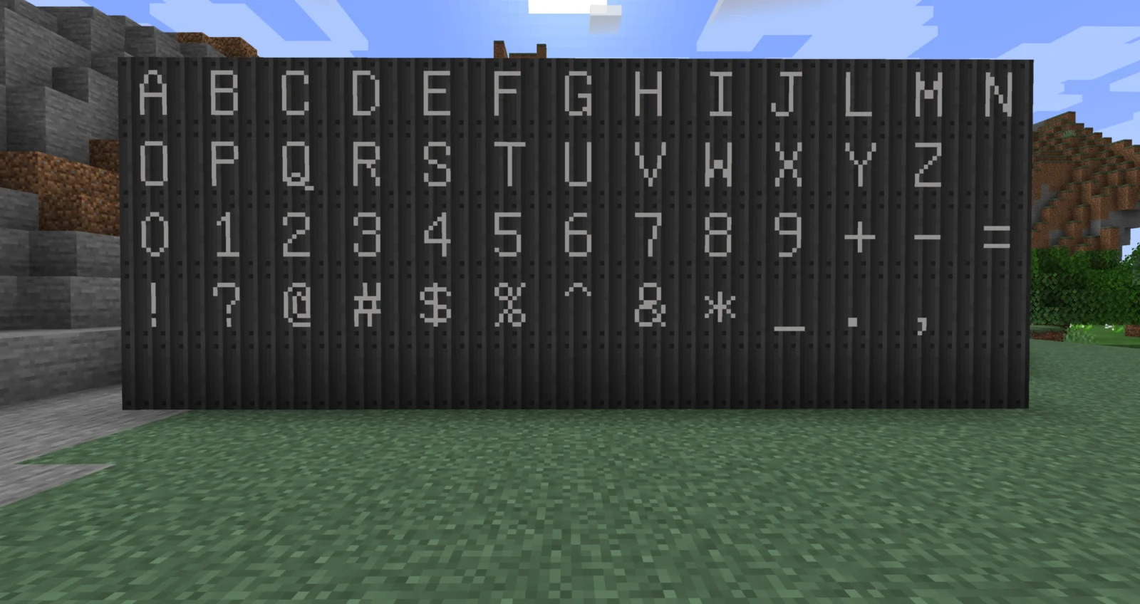 Blocs de lettres de NiftyBlocks
