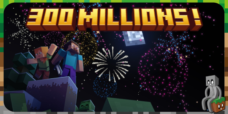 300 millions ventes minecraft