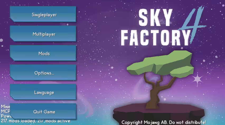 accueil skyfactory 4