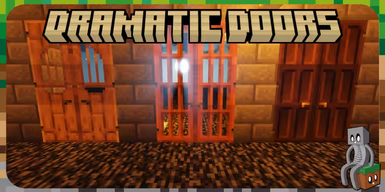 dramatic doors Mod Minecraft