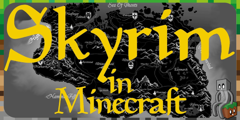 map skyrim in minecraft