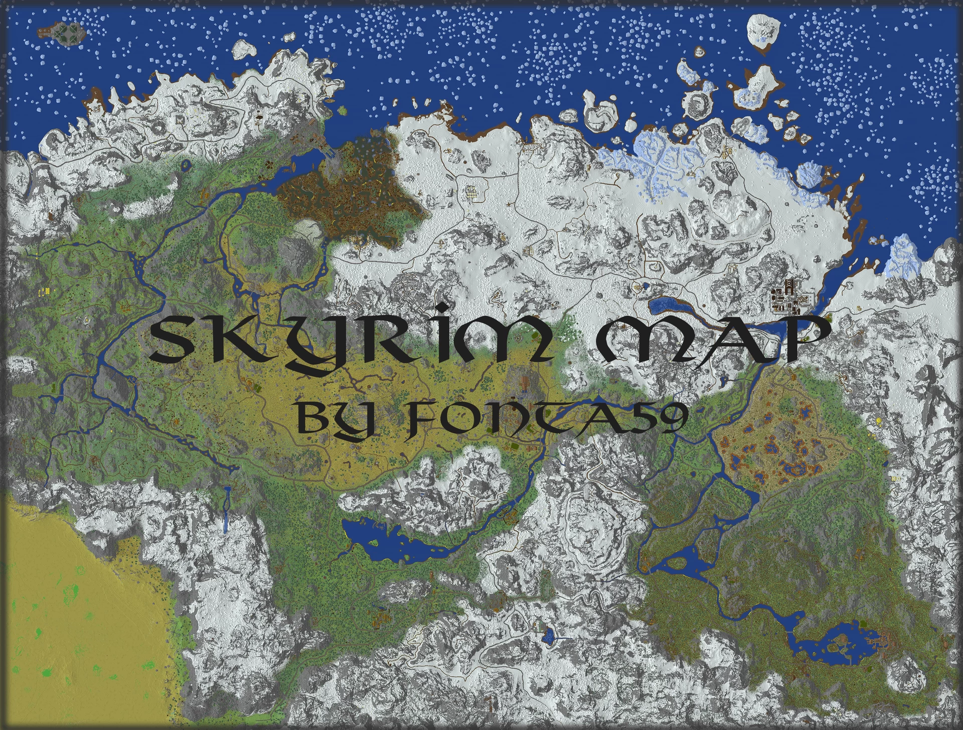 map skyrim
