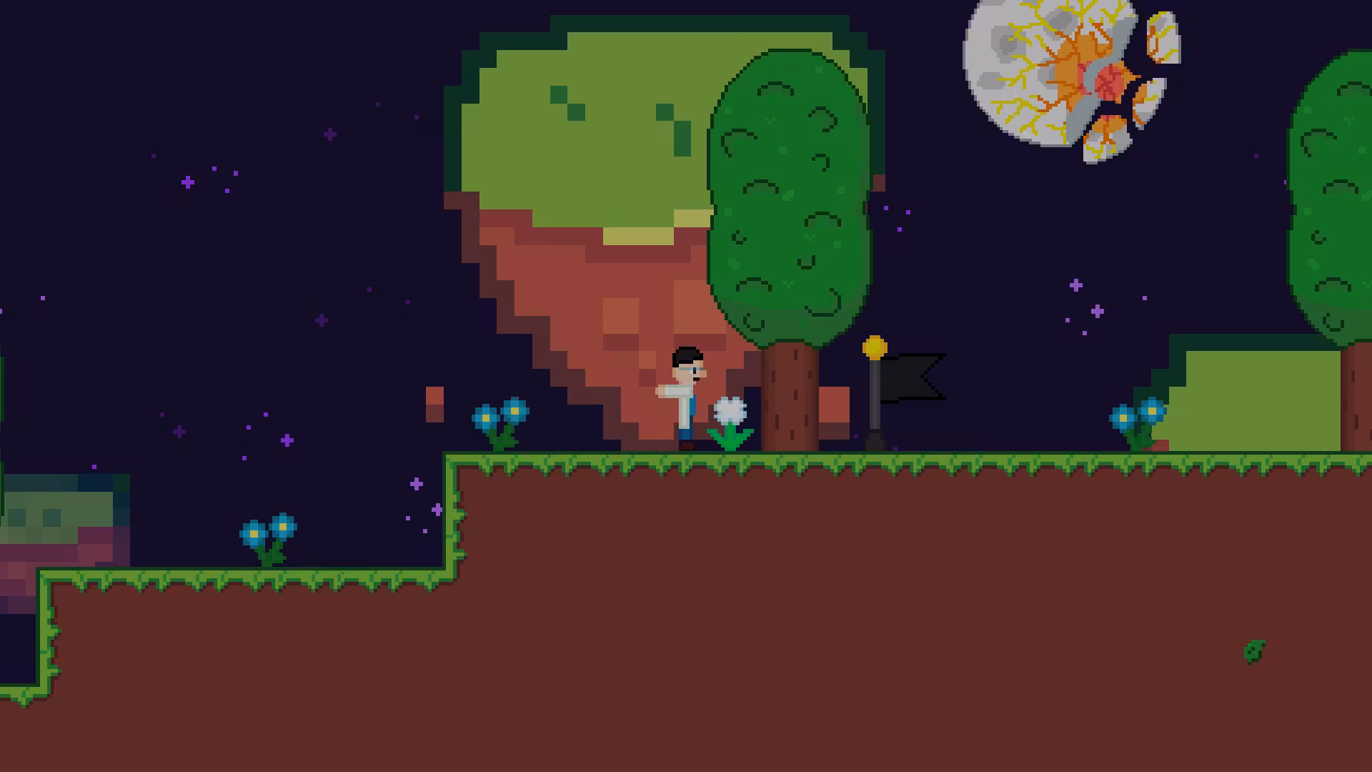 paysage moon fall