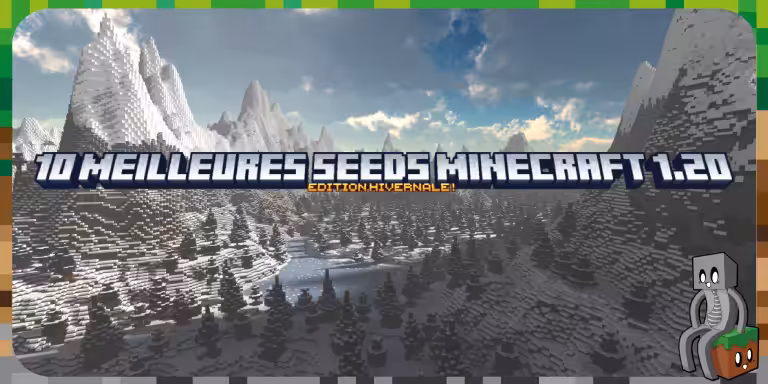 Les meilleures seeds enneigées pour Minecraft 1.20