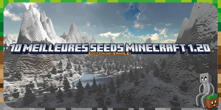 Les meilleures seeds enneigées pour Minecraft 1.20