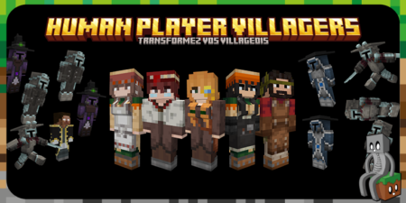 Pack de textures : Human Player Villagers