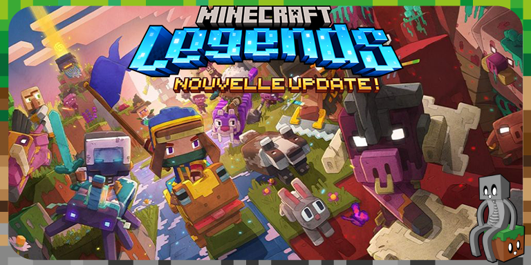 Nouvelle mise à jour de Minecraft Legends !