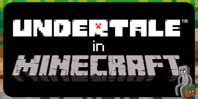 Map Undertale in Minecraft