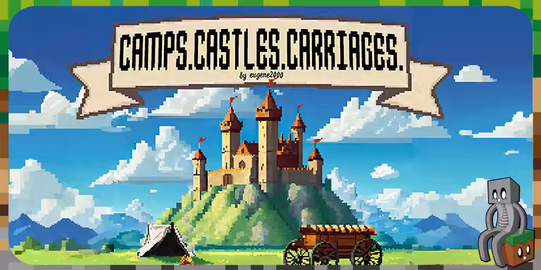 Camps. Castles. Carriages. - Mod MInecraft