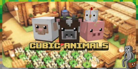Cubic Animals - Pack de textures Minecraft