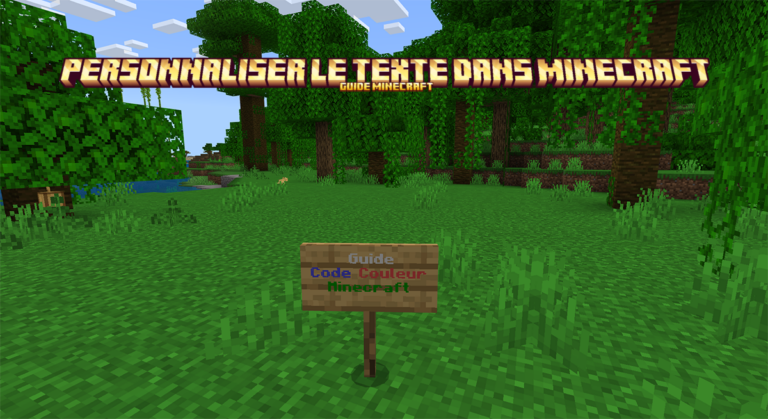 Comment personnaliser le texte dans Minecraft avec les codes de couleur