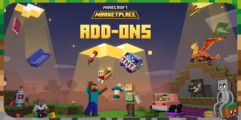 Add-Ons Minecraft : Bedrock Edition enfin disponible sur le Marketplace ! Add-Ons - Minecraft Bedrock Edition